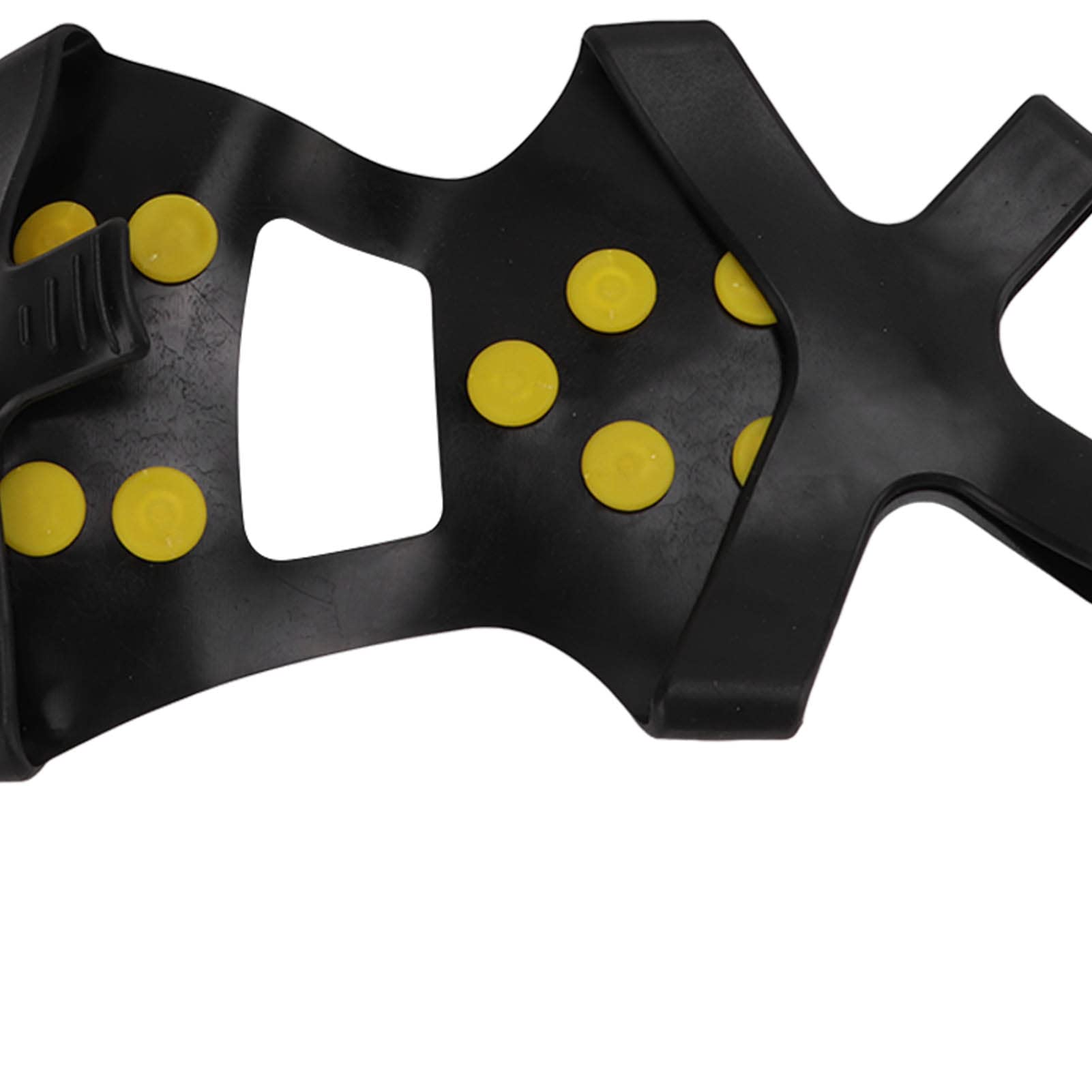 1 Pair 10 Spikes ICE Snow Grips NonSlip ICE Traction Cleats WALKING Traction Cleats for Shoes Boots Hiking Climbing (M)