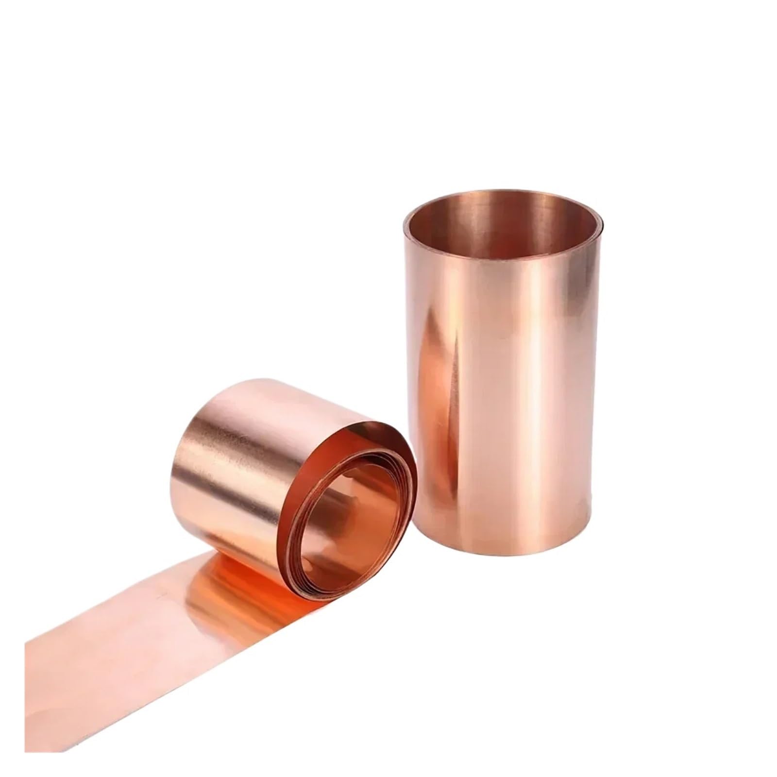 Kupferblechrolle, 99.99% Pure T2 Red Copper Foil Strip Width 5-400mm Thickness 0.01-1mm 1m Length(Width 15mm,Thickness 0.01mm)