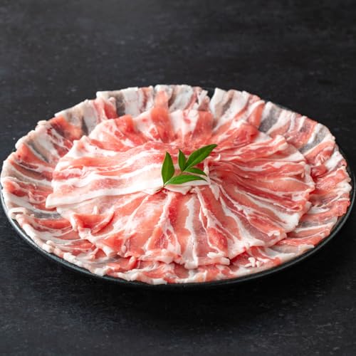 小迫ストアー 鹿児島県産豚 三枚肉スライス しゃぶしゃぶ向け (600g) 豚肉 バラ スライス[小迫ストアー]