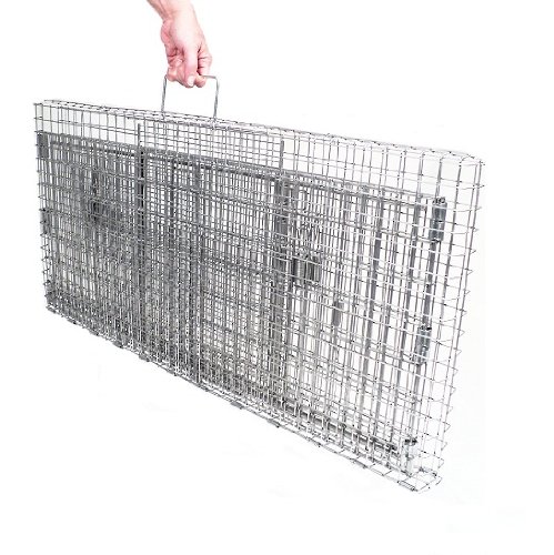 Tomahawk Live Trap - Model DT1 - Tomahawk TNR Series Neighborhood Cats Drop Trap - 36x36x14 Collapsible - Thumbnail 2
