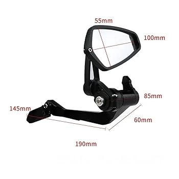 Amazon | バイク用ミラー CBR650R用 オートバイバックミラー