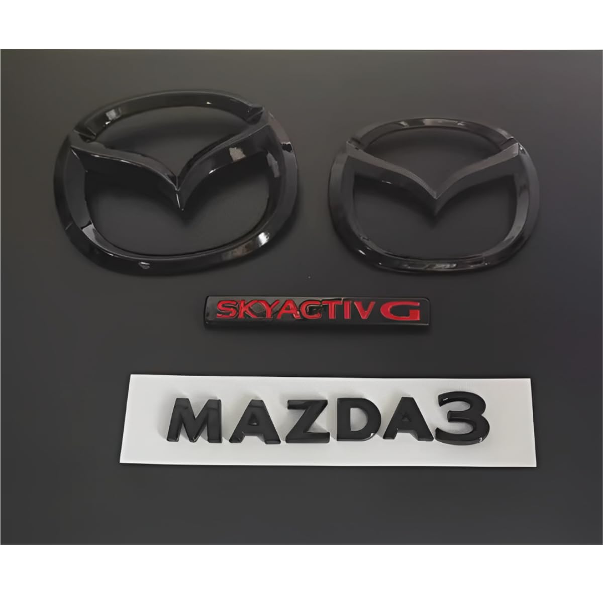 Schwarzes Auto Emblem Für Mazda 6 Sport Combi 2018 - Tuning Abzeichen Für Motorhaube & Grill