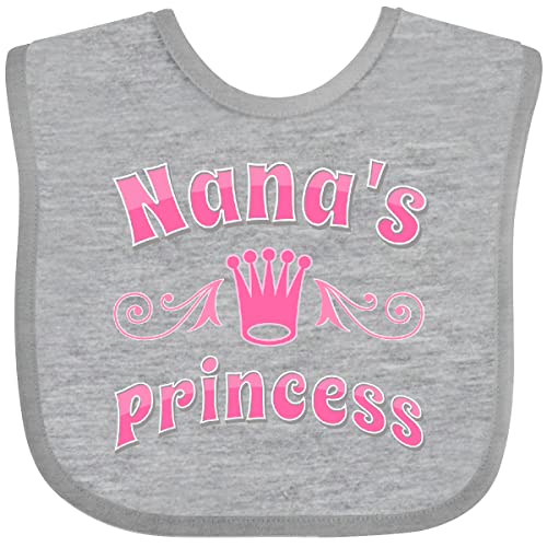 inktastic Nanas Princess Granddaughter Baby Bib