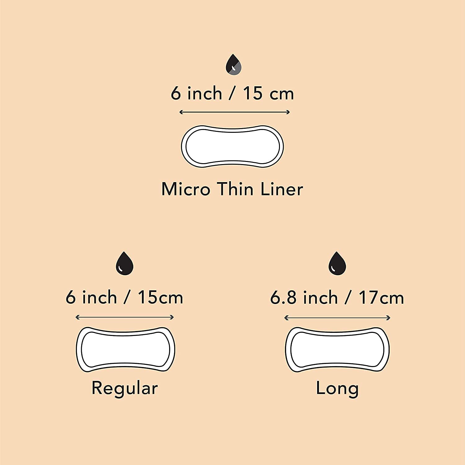 Rael Period Bundle - BPA-Free Slim Applicator Tampon (Regular & Super, 40 Count) & Organic Cotton Cover Panty Liners (Micro Thin, 140 Count)