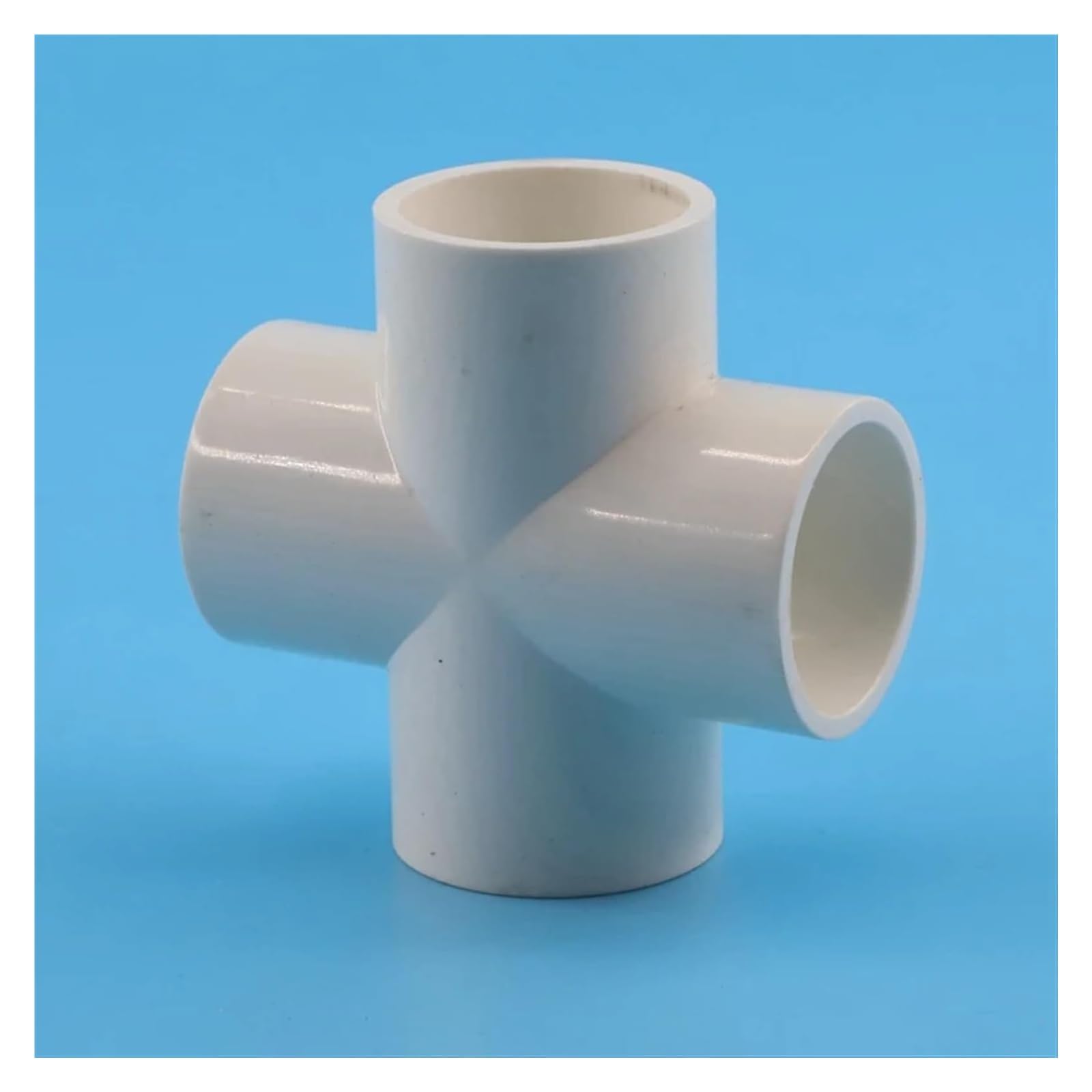 Conectores deslizantes de PVC para tuberías, Accesorios de tubería Agua PVC, Codo Recto, Cruz en T, Juntas 3/4/5/6 vías, 20-32mm, Multicolor(Cross,32MM-5PC)