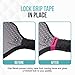 Palms-O-Aces Pickleball Paddle Grip Bands | Personalized Name Tag | Custom Handle Grip Bands | Silicone Non-Slip Racket Handle Wrap | Paddle Overgrip Wrap | Pickleball Paddle Accessories | Pink 3A