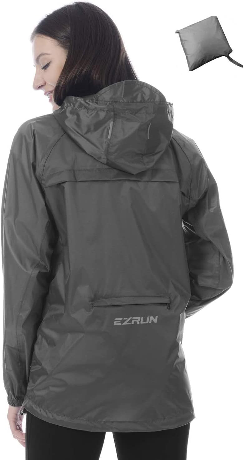 Women's Waterproof Hooded Rain Jacket 