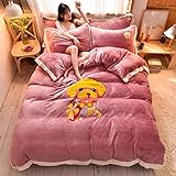 funda de edredón de cuna-Otoño e invierno engrosamiento y 
