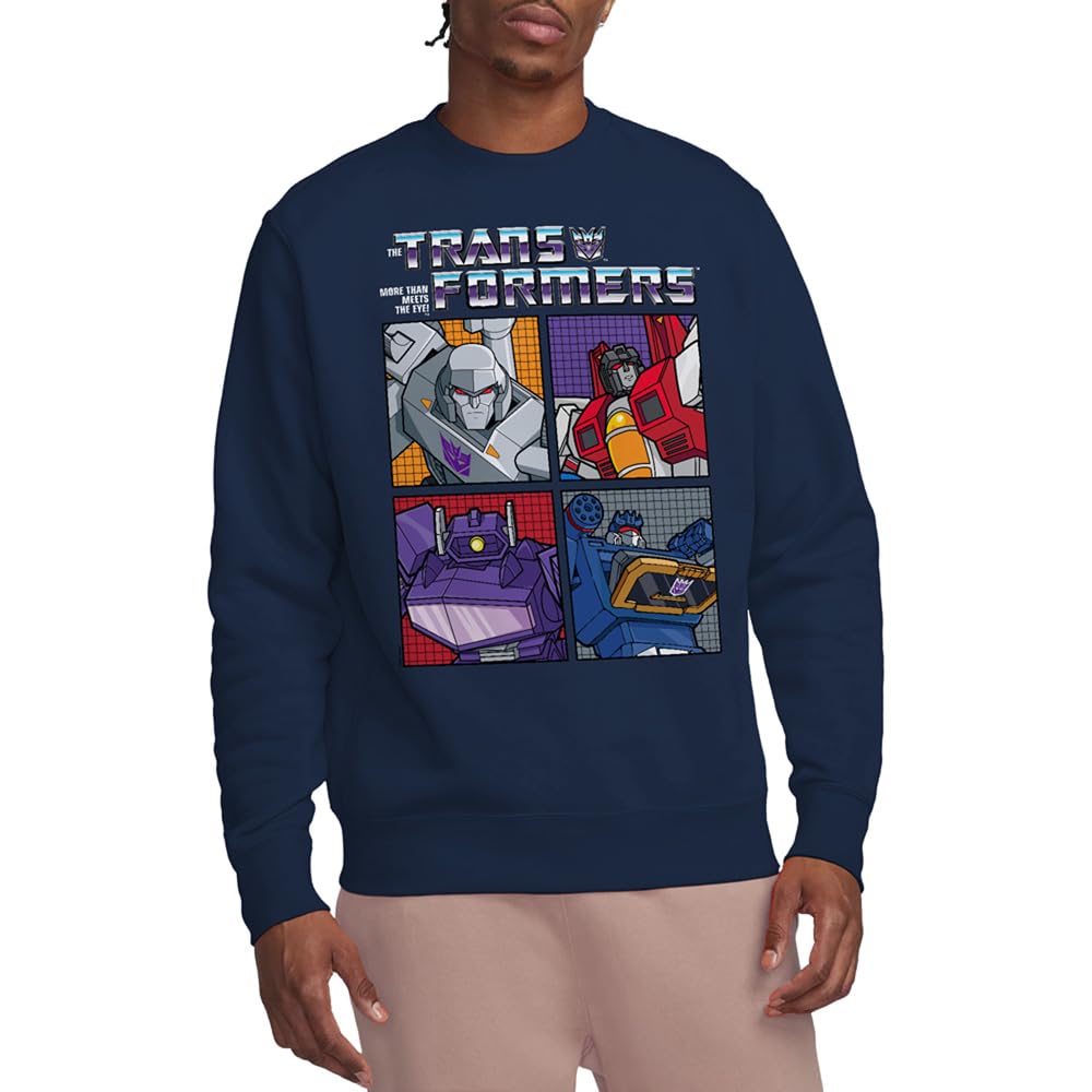 Hasbro Unisex Transformers Generations Retro Villainous Deceptic Blue Large