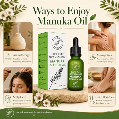 100% Pure New Zealand Manuka Oil Organic Essential Oil, Toenail Treatment, Skin Care - image 3