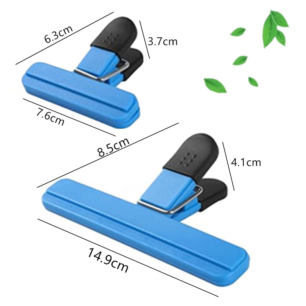 30 Pezzi Chiudi Sacchetti Multicolore, 7/11 cm Clip di Chiusura in Plastica Mollette Chiudi Sacchetti, Clip per Sacchetti Alimentari Riutilizzabile per Cucina Caramelle Snack Noci
