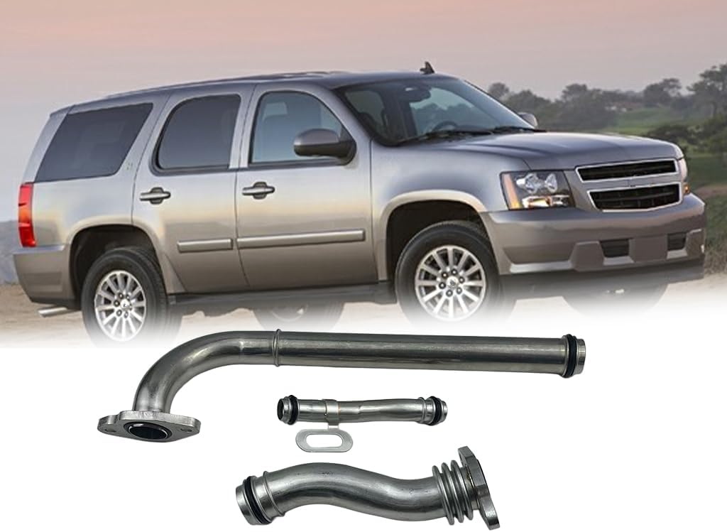 Engine Oil Cooler Hard Pipe Line Kit | Fits Chevrolet Sonic Aveo5 Saturn Astra | Replaces 55353329 55353327 55353330