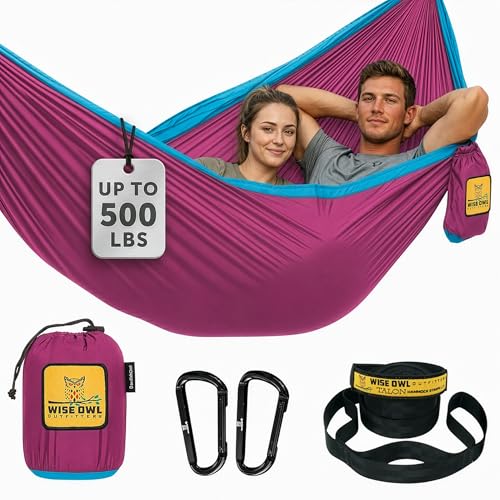 Wise Owl Outfitters Hammock for Camping Double Hammocks Gear...