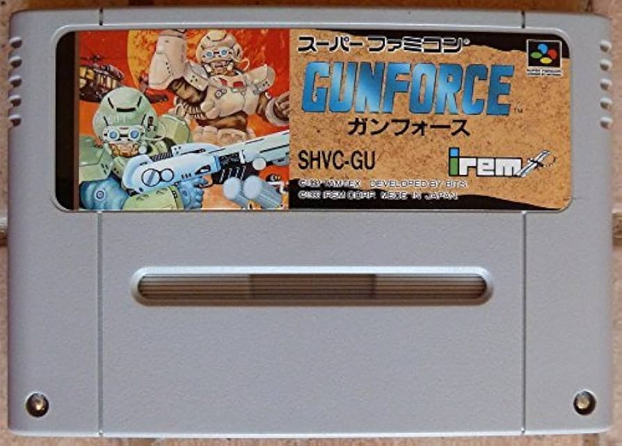 ☆SFC ガンフォース 箱説つき アイレム☆ ☆SFC ガンフォース 箱説つき アイレム☆ Amazon | ガンフォース