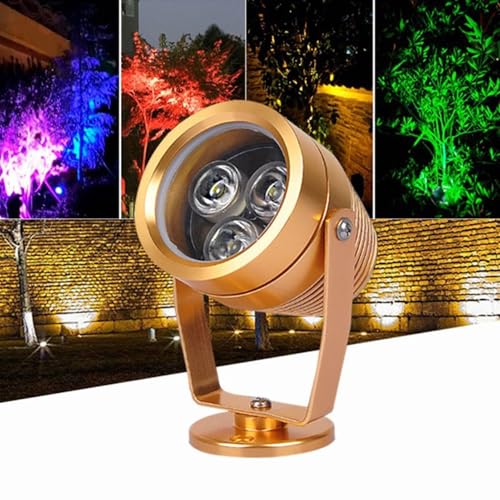Projecteur LED d'extérieur étanche IP65 à changement de couleur RVB - 8