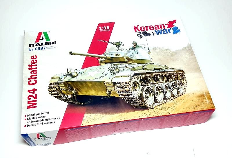 M24 Chaffee ITALERI 6587 pour diorama historique guerre de Corée