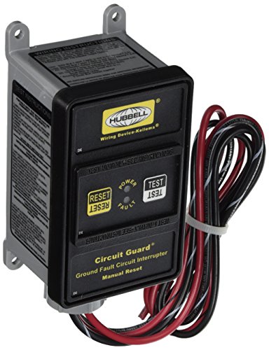 Hubbell GFHW23005 Hard Wired GFCI, Manual Set, 30 amp, 240V