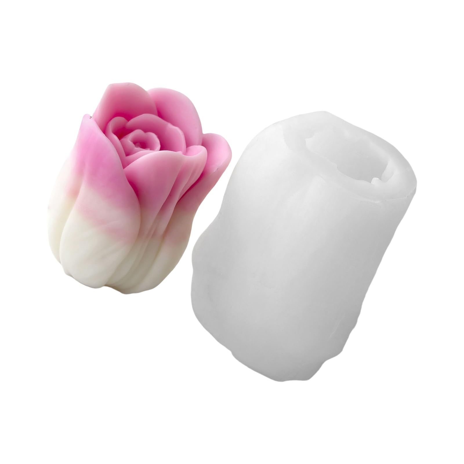 HZBB Tulips Molds Castings Flowers Silicone Epoxy Resin Ornament Plasters Soap Flowers