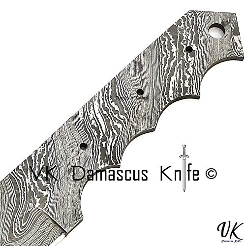 Jnr Traders Forged Damascus Steel Knife Blanks Skinning Knife Blank Blade Knife Making Material Supply Diy Fixed Blade Hunting Knife Blank 8.00" Jnr-2174 #TOP1
