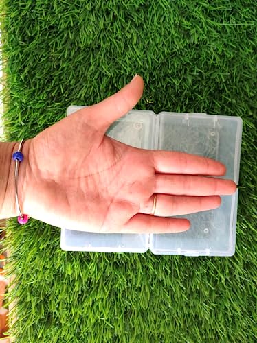 Image of Teraiya's 4 in 1 (with 4 Lid) Plastic Boxes for Storage of Multipurpose Things (Large - 15.5 cm l* 12.5cm b * h 4.5 cm) (1pc)