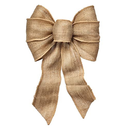 Rocky Mountain Good 7 Loop Burlap Bow - 12” x...