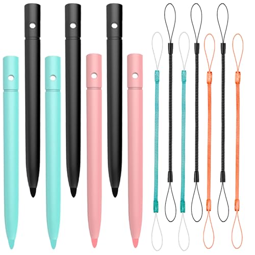DOFFICE 4.5 Inch Colorful Replacement Pens for Doodle Board, LCD Writing Tablet, Drawing Pad, Electronic Writing Board (Pink/Blue/Black-7 Pack)