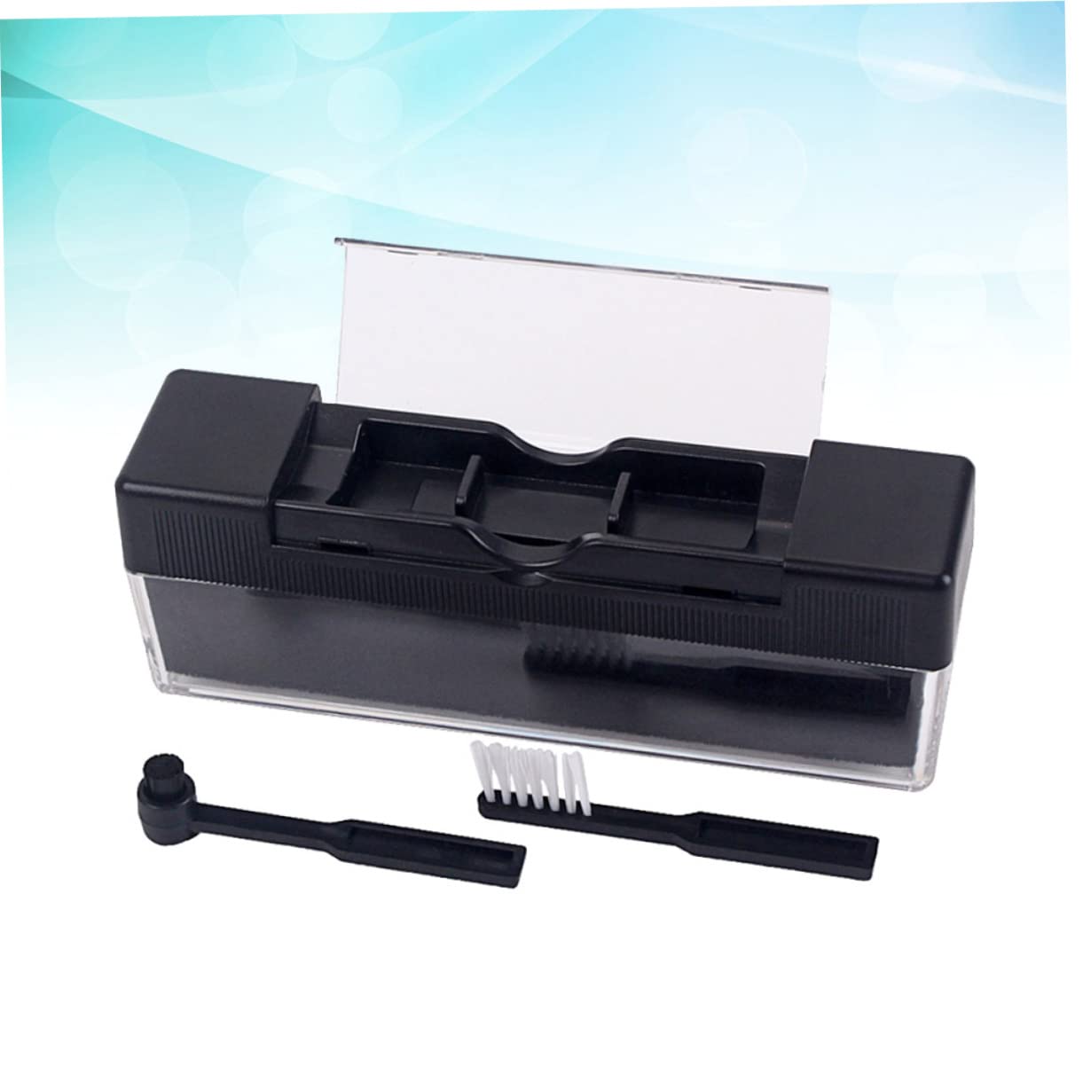 Uonlytech Kit De Limpieza De De Vinilo (3 Juegos) con Cepillo para Tocadiscos Y Eliminador De Polvo Y Huellas Dactilares.