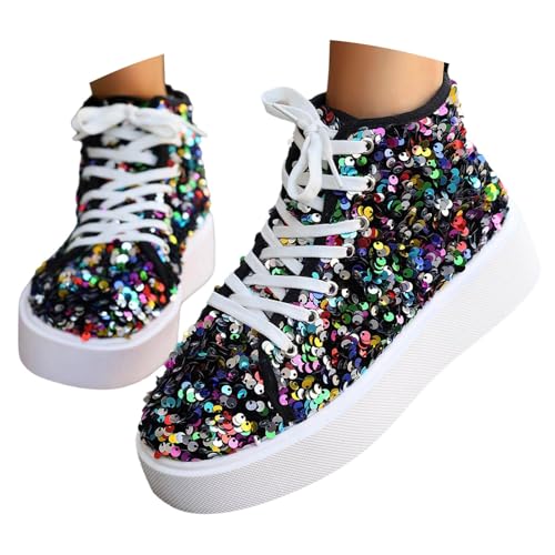 Baskets à paillettes femme : oubliez les talons douloureux avec ces chaussures de fête brillantes