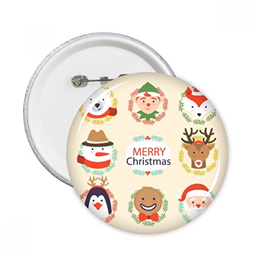 Badge Joyeux Noël Bonhomme de neige pour décorer un vêtement sans couture et sans abîmer le tissu