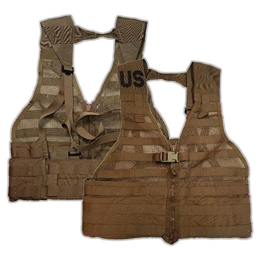 Specialty Defense Systems Official US Military Molle II Army FLC Fighting Tactical Assault Vest Carrier (Coyote Brown)