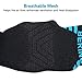 BERING Men's Ankle Socks Running Athletic Quarter Socks, Black, Size 9-12, 6 Pairs