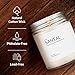 1OAK Santal Candle (Santal) - Soy Wax Scented Candle - Candles for Home Scented - Long Burning Candles Premium - Hand-Poured (7oz.)