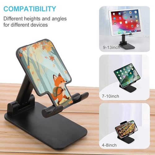 Support de téléphone pliable Fox_Adventure haut de gamme pour bureau design - 3