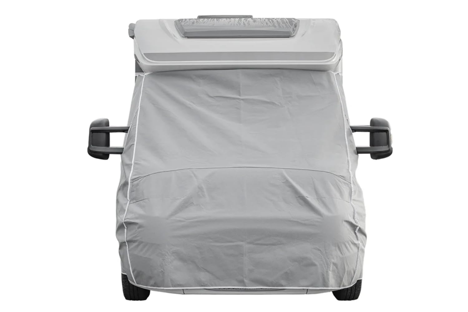 Frontscheibenabdeckung für Wohnmobil oder Campingbus – Windschutzscheibe Abdeckung Isoliert und UV-Schutz Frontscheiben Schutz (kompatibel Ducato X250 ab 06-2006 - 2014) | Wasserdichte, 3-lagige SFS-Schutzhülle mit Frontklappe für Wohnmobile. Schützt Cock