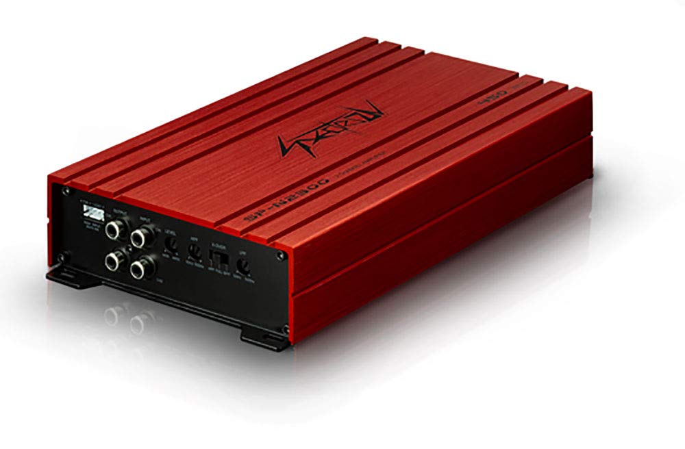 SPECTRON SP-N2300: Kompakter, leistungsstarker 2-Kanal Verstärker fürs Auto, 2 x 150 Watt, Class-D Digital Endstufe mit High-Level Eingängen