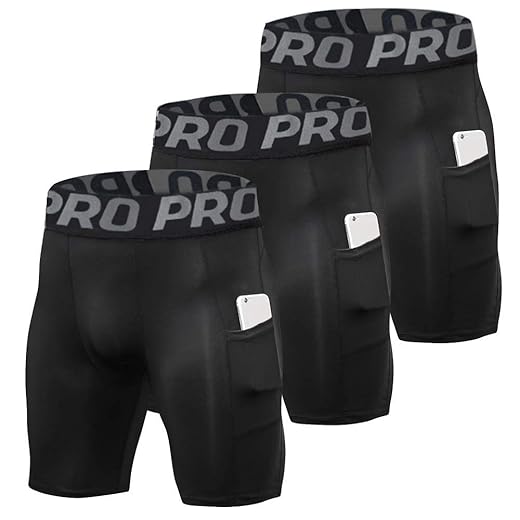 Men's Compression Shorts - Quick Dry, Anti-Chafe