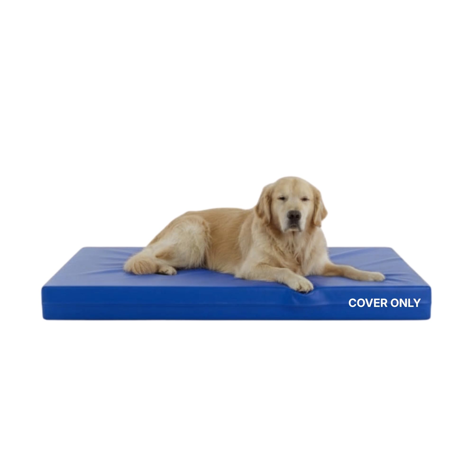 Kosiproducts Spare Replacement Dog Bed Cover, 190gsm Soft Polyester, Removable, Washable Cover [To Fit Dog Bed Size: 114cm x 75cm x 10cm, Royal Blue]