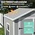 UDPATIO Outdoor Resin Storage Shed 6x4 FT, Plastic Garden Shed for Bike, Garbage Can, Tool, Outside Sheds with Lockable Door for Backyard, Patio, Lawn, Grey & White