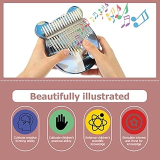 BIENKA Mini Kalimba Pouce Piano 17 Touches Doigt Piano Planète Elk Motif Instrument de Musique for Enfants et Adultes… - Les Beatles, Paul McCartney, John Lennon, RIngo Starr, George Harrison BIENKA Mini Kalimba Pouce Piano 17 Touches Doigt Piano Planète Elk Motif Instrument de Musique for Enfants et Adultes… – Image 7