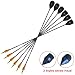 LarpGears LARP Foam Arrows 32" Length Black Color 2 Styles a pack of 6pcs