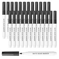 Whiteboard pens, 24 pcs in Black Color, Fine Point Dry Erase Markers Perfect For Writing on Whiteboards, Dry Erase Boards -Black color