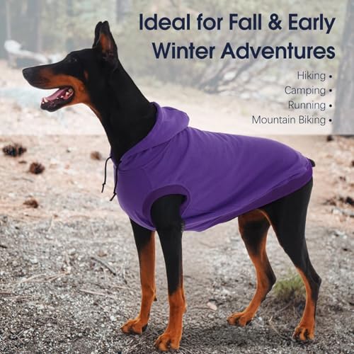 IECOii Kapuzenpullis für Hunde,Hunde Kapuzenpulli,Pullover Dog Hoodie Sweatshirt,Haustier Hund Kapuzen Kleidung,Hundepullover für Mittelgroße, Große und Extra Große Hund (kein Vliesstoff),M-4XL