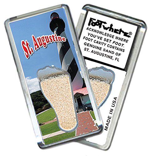 Aimant de frigo St. Augustine Footwhere premium magnet phare USA collection StA204