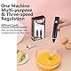 Elektrischer Schneebesen, Mini Elektrischer Handmixer, Lebensmittelsammlung Kuchenmixer zum Backen, 3 Geschwindigkeiten Tragbare Kleine Mixer, Edelstahl Teigbesen Kneter für Küche Backen Kochen