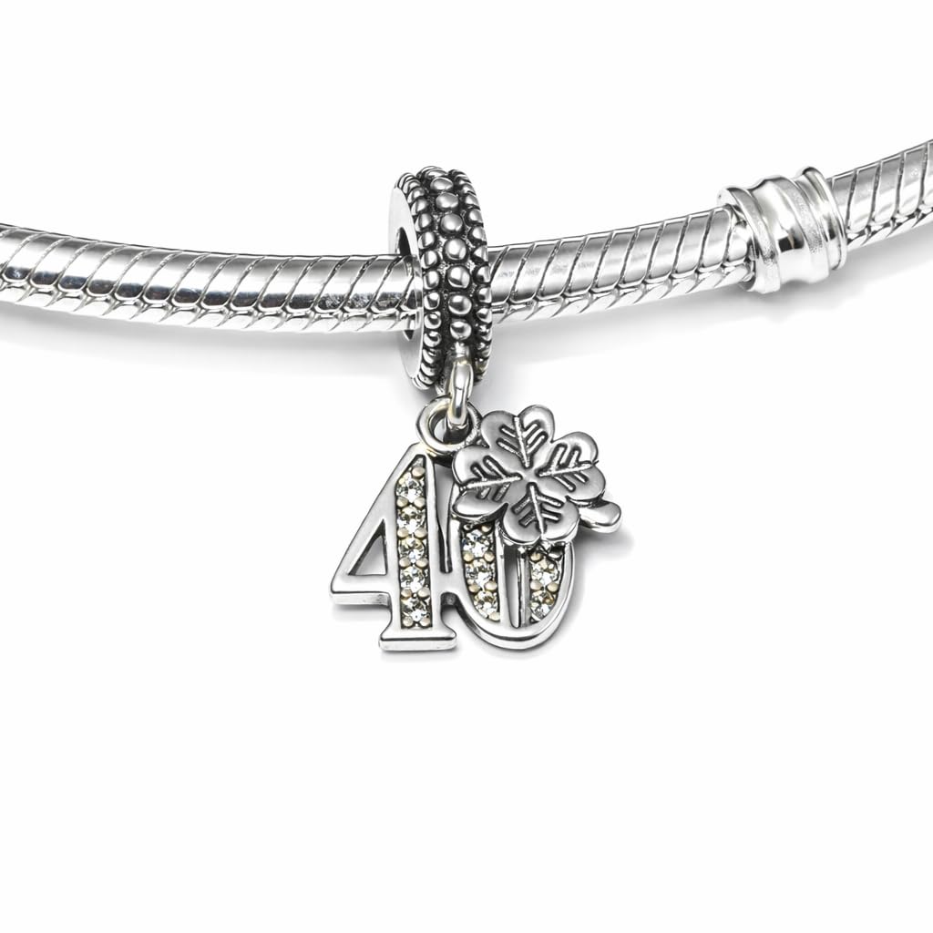 Charm Años Compatible Todas las Marcas Cumpleaños Aniversario Colgantes Originales Encanto Cuentas Plata 925 Mamá Cuenta Amuleto Suerte Corazón Familia Navidad Mujer