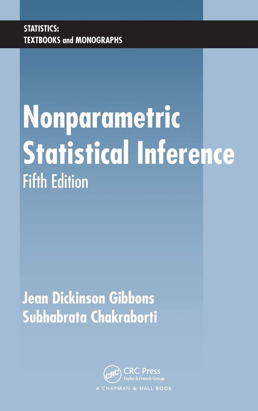 Cover of Nonparametric Statistical Inference