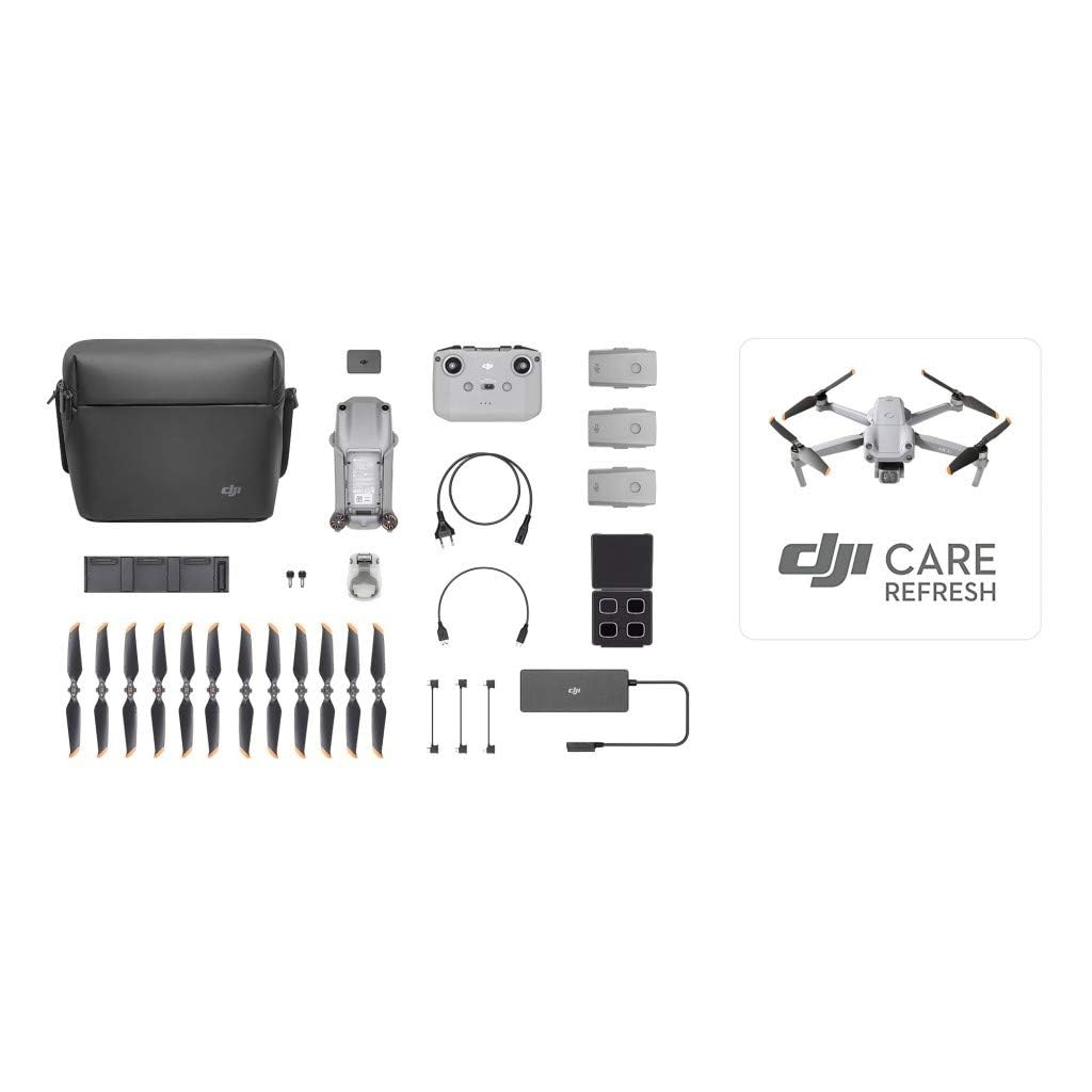 DJI Air 2S Worry-Free Fly More Combo - Dron z 3-osiowym gimbalem do kamery, wideo 5.4K, 1-calową matrycą CMOS, MasterShots