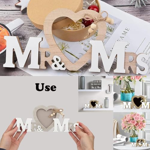 Wedding Gifts, Wedding Decorations with Heart Photo Frame - Image 5