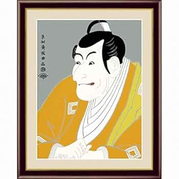 立体絵画の「浮世絵名人写楽が描いた、歌舞伎名人市川鰕蔵」 立体絵画の「浮世絵名人写楽が描いた、歌舞伎名人市川鰕蔵」