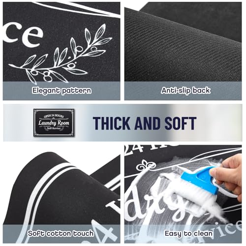 Image of Teenyyou 1 Pcs 26 inch x 18 inch Dryer Top Protector Mat, Washer and Dryer Topper, Non Slip Waterproof Machine Cover Dust Proof Quick Drying Topper Pad for Laundry and Kitchen (Laundry Room)